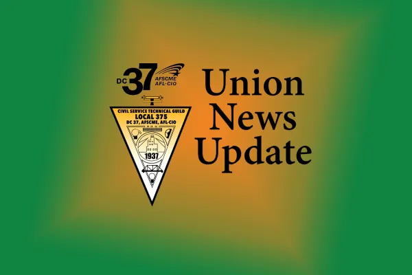 Local 375 News Update MAY 2026