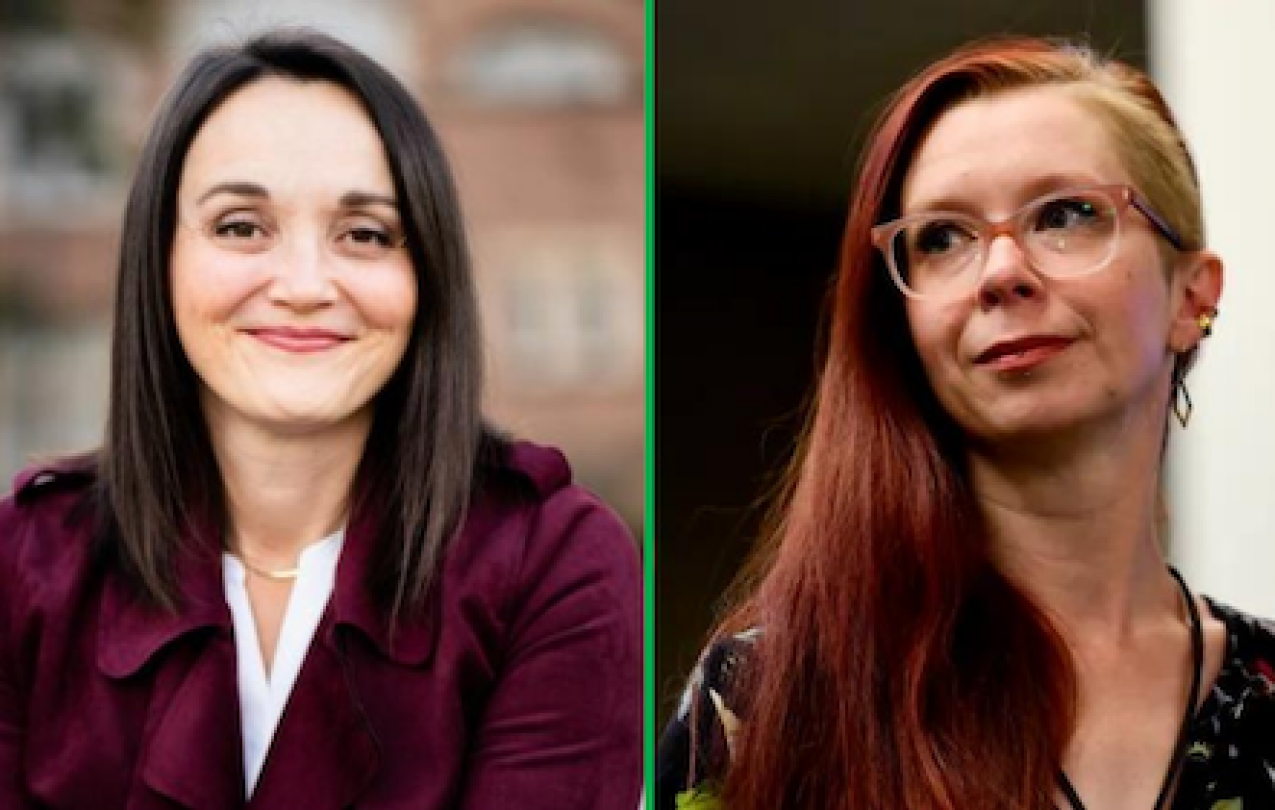 Nicole Speer and Lauren Folkerts