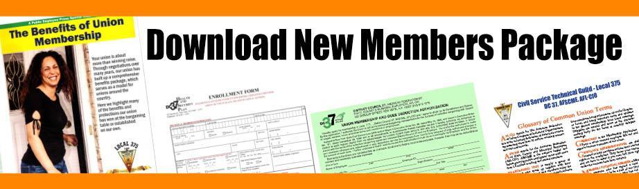 Local 375 New members package