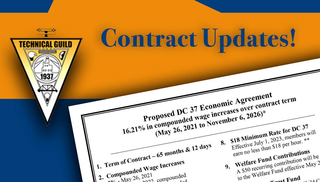 Proposed DC 37 Economic Agreement 20212026 Local 375 AFSCME Union Hall