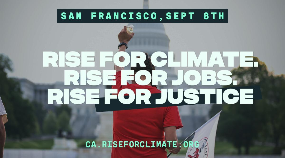 #RiseForClimate